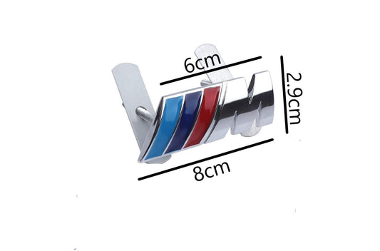 BMW Grille Badge 3D Metal Auto Stickers Front Emblem Car Styling M X