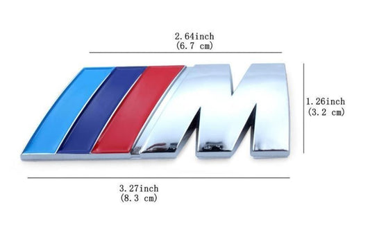 BMW M Sport Badge 9pcs emblem sticker BMW X1 X3 X5 e46 e90 e39 e36 f20 e87 e92
