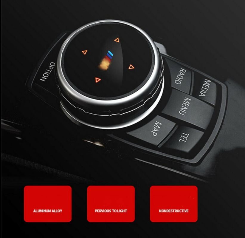 BMW Idrive knob Multimedia Control Button M sport Center Console Trims
