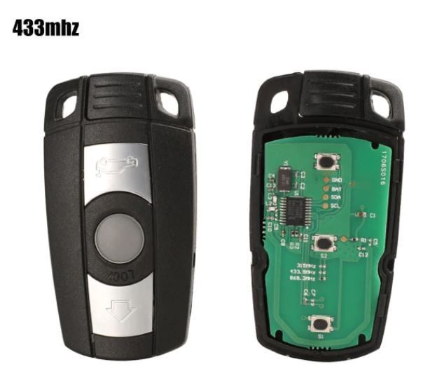 BMW complete key fob BMW 1 3 5 7 Series X5 X6 Z4 Smart Key Control 3 Button