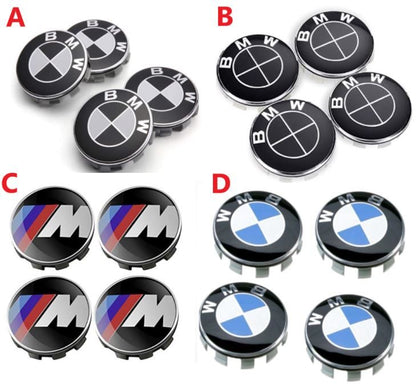 BMW Hub caps 68mm Wheel Center Rim Covers Emblem Badge for 1 3 5 7 X3 X5 M3 M5