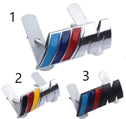 BMW Grille Badge 3D Metal Auto Stickers Front Emblem Car Styling M X