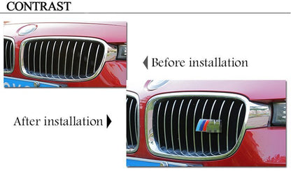 BMW Grille Badge 3D Metal Auto Stickers Front Emblem Car Styling M X