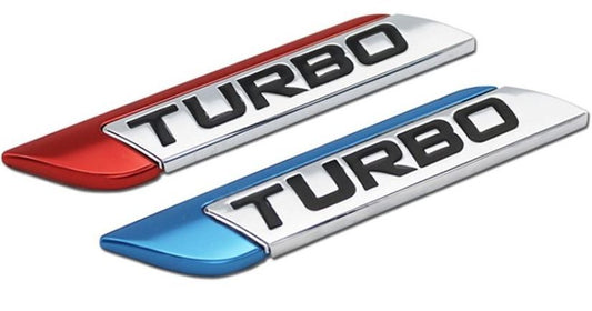 TURBO Badge Turbocharged Car sticker Logo Emblem Badge Decals