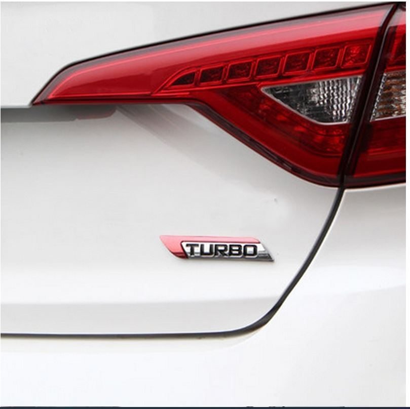 TURBO Badge Turbocharged Car sticker Logo Emblem Badge Decals