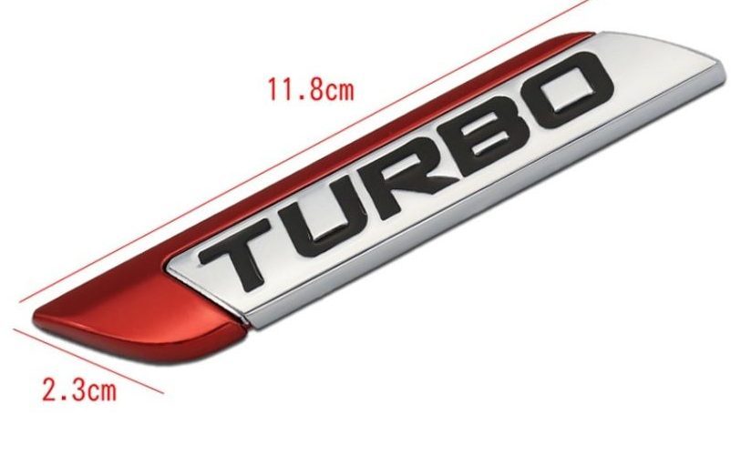 TURBO Badge Turbocharged Car sticker Logo Emblem Badge Decals
