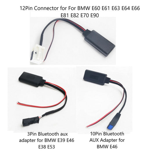 BMW Bluetooth aux Adapter E46 E39 E38 E53 X5E60 E61 E63 E64 E66 E81 E82 E70 E90