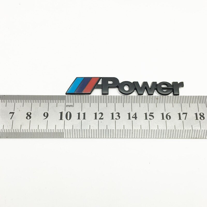 BMW M power sticker logo Car Sticker Fender Side badge decal rear Trunk emblem