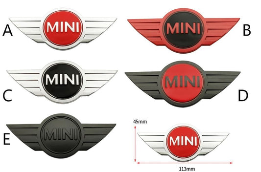 BMW MIN Badge sticker Emblem tail  mini COOPER S R50 R53 R56 R6