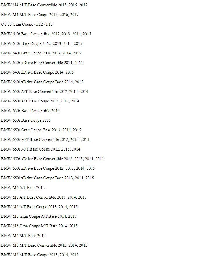 Headlight control modules Daytime Running Light LED Light Unit 1 Series F BMW