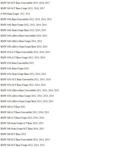Headlight control modules Daytime Running Light LED Light Unit 1 Series F BMW
