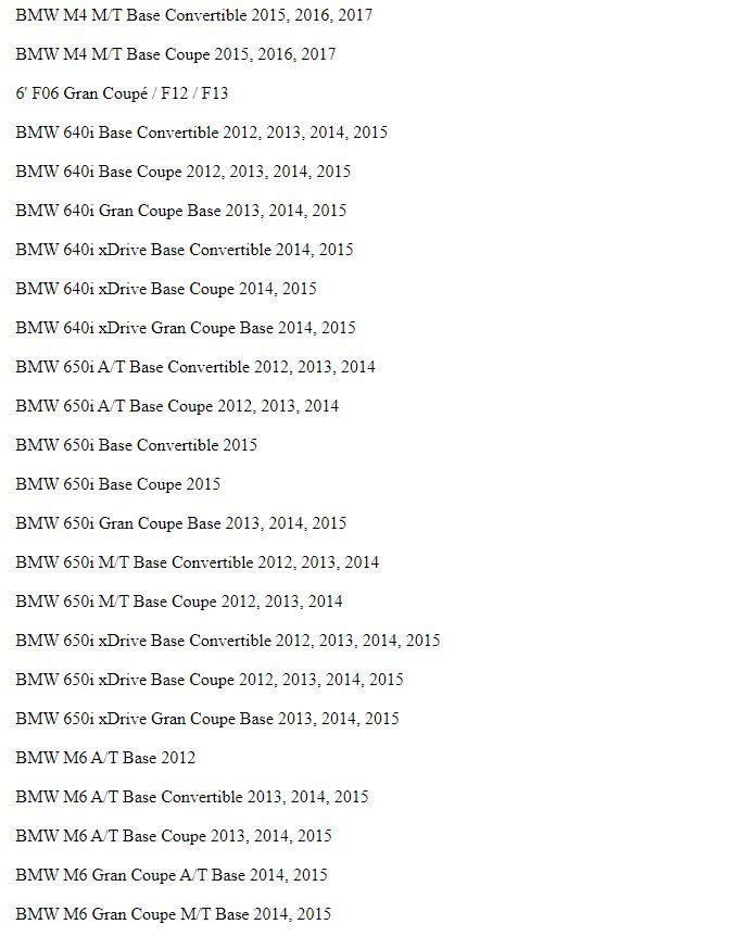 Headlight control modules Daytime Running Light LED Light Unit 1 Series F BMW