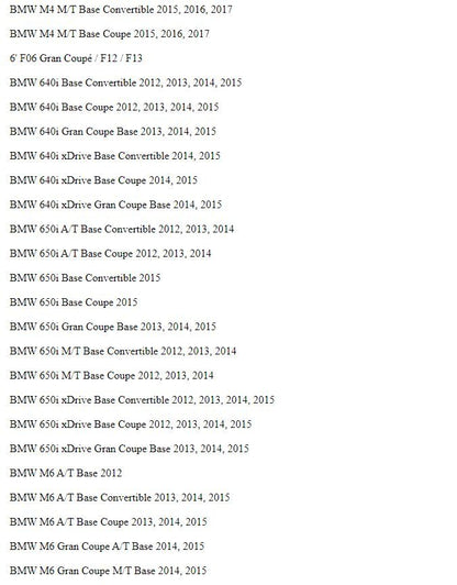 Headlight control modules Daytime Running Light LED Light Unit 1 Series F BMW