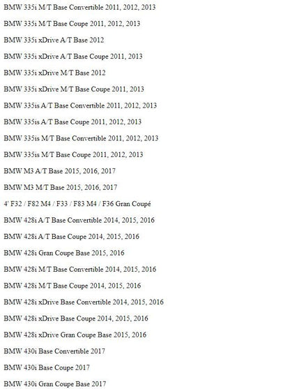 Headlight control modules Daytime Running Light LED Light Unit 1 Series F BMW