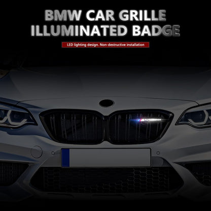 Bmw LED M performance sport LED Front Hood Grille Emblem Badge Labeling