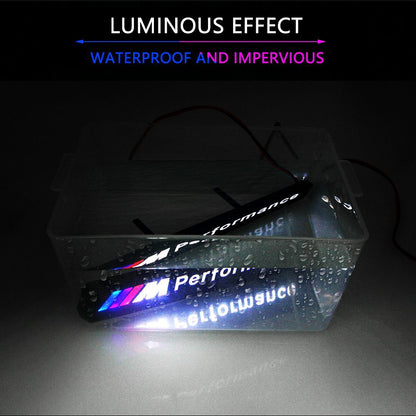 Bmw LED M performance sport LED Front Hood Grille Emblem Badge Labeling