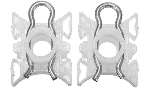 Window Regulator clips BMW High strength Sliding Pivot 2Pcs E36 E32 E34 325i 525