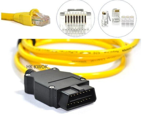 BMW scanner ENET Ethernet to OBD Interface E-SYS ICOM Coding for F-serie scan