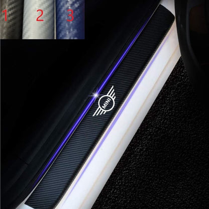 BMW Door Protection Stickers MINI Cooper Carbon Fiber Vinyl One S R50 R53 R56 R6