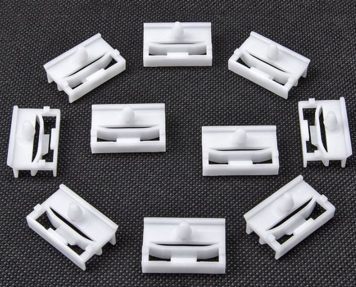 BMW Side Sill Skirt Clip Fasteners Bracket BMW E36 E46 E90 E91 White 80pcs