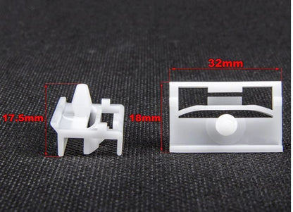 BMW Side Sill Skirt Clip Fasteners Bracket BMW E36 E46 E90 E91 White 80pcs
