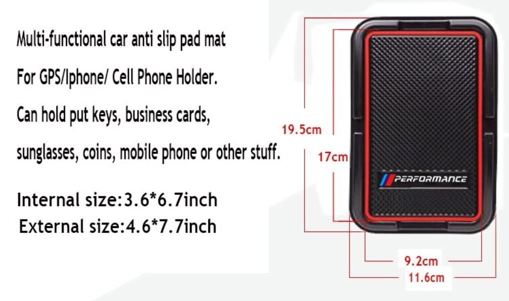 BMW mat M Performance Car anti-skid storage For BMW E34 E36 E39 E46 E53 E60