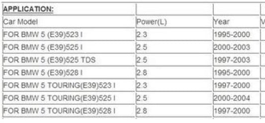 Bmw Fuel Pump E39 5 Series 520d 525td 525tds 530d 16141183178 16141183389