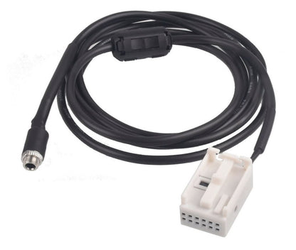 BMW AUX IN ADAPTER 3.5mm Female Audio Input Cable Wire E60 E61 E63 E64 MORE