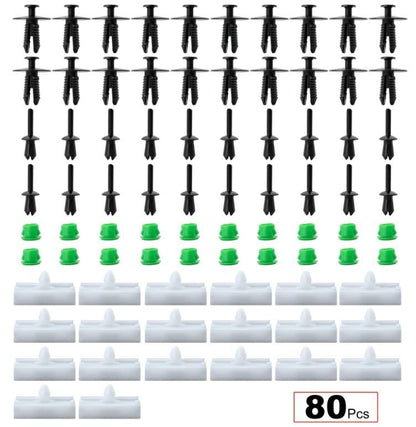 BMW Side Sill Skirt Clip Fasteners Bracket BMW E36 E46 E90 E91 White 80pcs