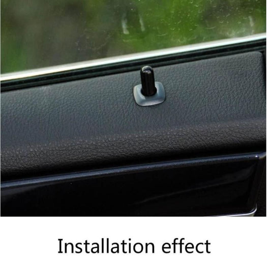 Car Door Lock Button FOR BMW Pin Screw Knob Black Car Replacement 2pc